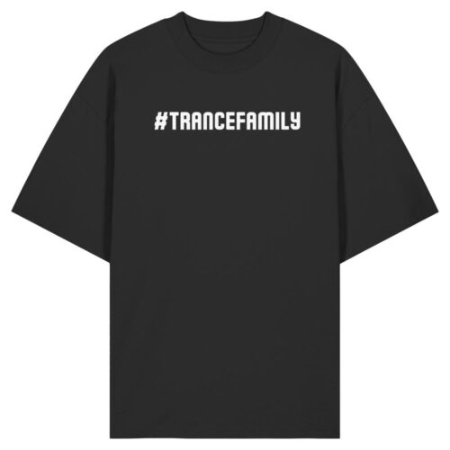 front-organic-oversize-shirt-black-471-ee97-1000x.jpg Hashtag Trance Family - Oversize Shirt