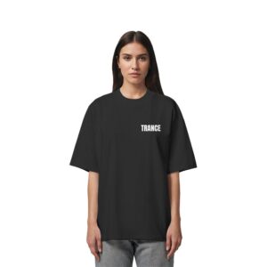 Backprint Dance Music With Melodies And Emotions - Organic Oversize Shirt