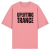 Uplifting Trance Distressed Black Font - Oversize Shirt