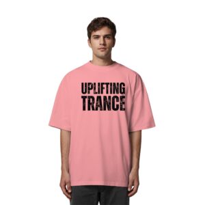 Uplifting Trance Distressed Black Font - Oversize Shirt