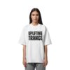 Uplifting Trance Distressed Black Font - Oversize Shirt