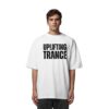 Uplifting Trance Distressed Black Font - Oversize Shirt