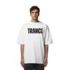 Trance Distressed Black Font - Oversize Shirt