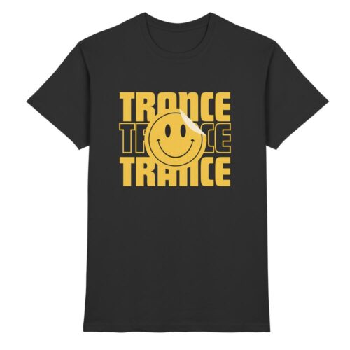 front-premium-shirt-black-368-1f2f-1000x.jpg Trance T-Shirt Trance Smiley - Premium Shirt