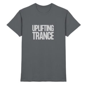 front-premium-shirt-dark-grey-368-badb-1000x.jpg Uplifting Trance T-Shirt Grey Typographic - Premium Shirt
