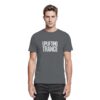 front-premium-shirt-dark-grey-461-badb-1000x.jpg Uplifting Trance T-Shirt Grey Typographic - Premium Shirt