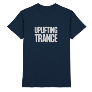 front-premium-shirt-navy-368-badb-1000x.jpg Uplifting Trance T-Shirt Grey Typographic - Premium Shirt