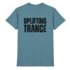 Uplifting Trance T-Shirt Distressed Black Font - Premium Shirt