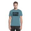 Uplifting Trance T-Shirt Distressed Black Font - Premium Shirt