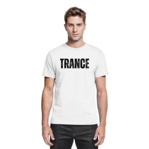 front-premium-shirt-white-461-31be-1000x.jpg Trance T-Shirt Distressed Black Font - Premium Shirt