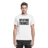 Uplifting Trance T-Shirt Distressed Black Font - Premium Shirt