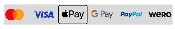 Payment logos banner grey
